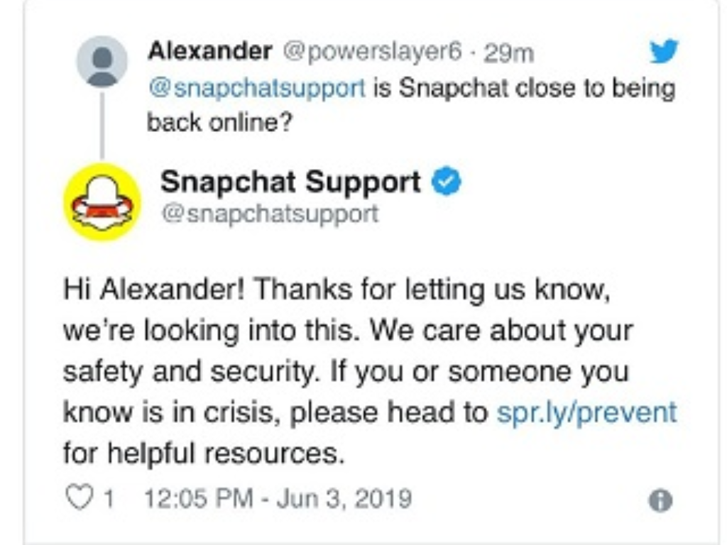 Is Snapchat down?