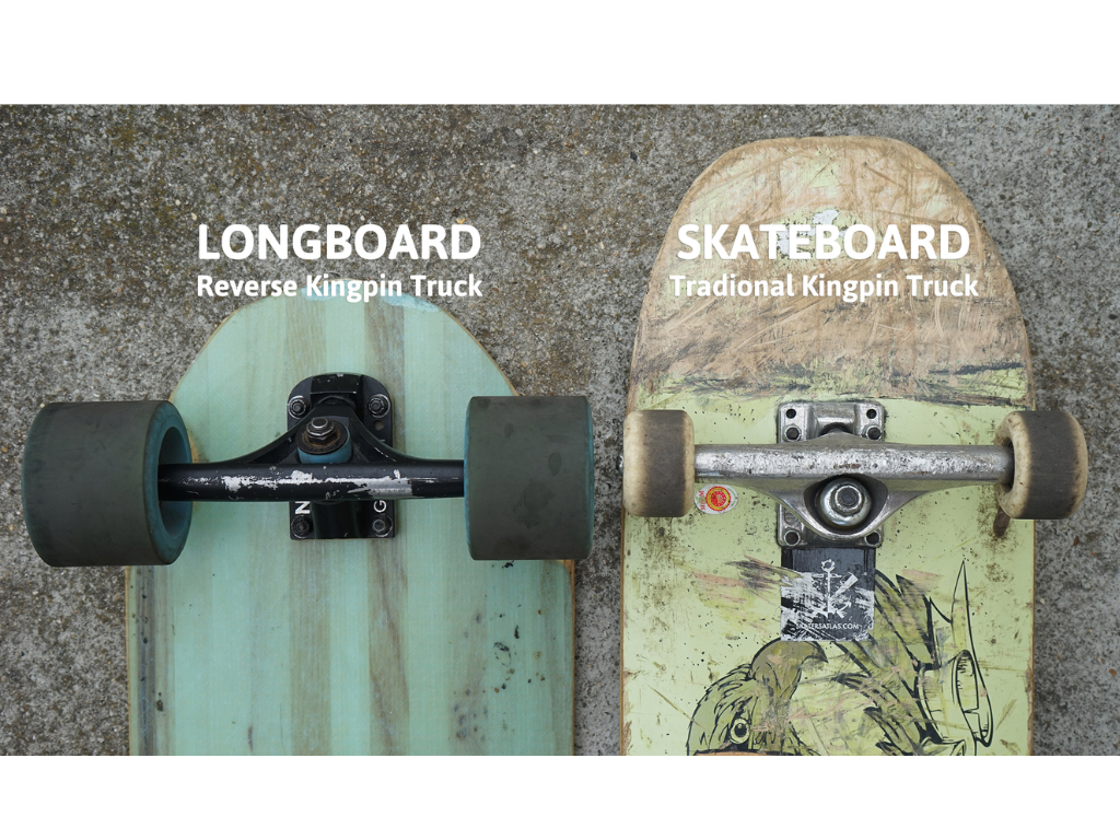 Skateboard trucks vs Longboard trucks